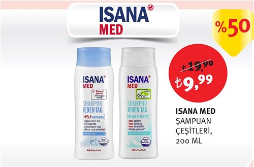 Isana Med Şampuan Çeşitleri 200 Ml image