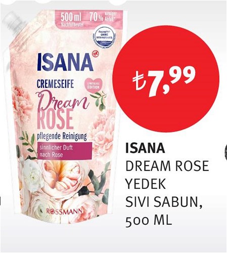 Isana Dream Rose Yedek Sıvı Sabun 500 Ml image