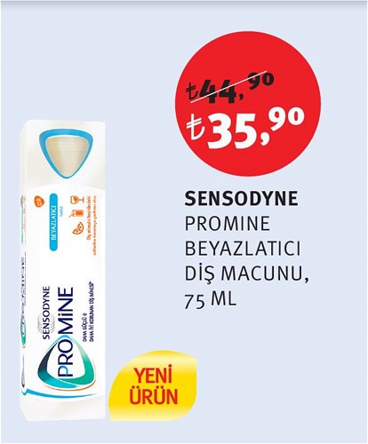 Sensodyne Promine Beyazlatıcı Diş Macunu 75 Ml image