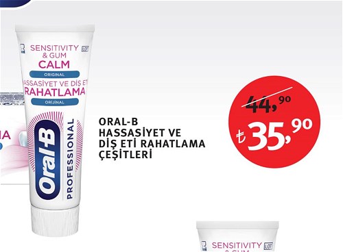 Oral-B Hassasiyet ve Diş Eti Rahatlama Çeşitleri image