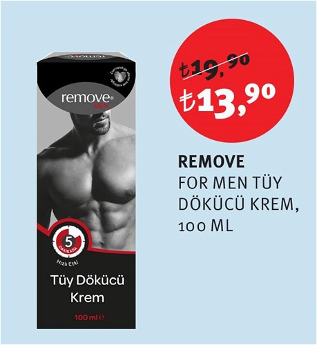 Remove For Men Tüy Dökücü Krem 100 Ml image