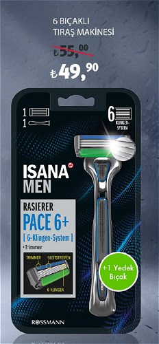 Isana Men 6 Bıçaklı Tıraş Makinesi image