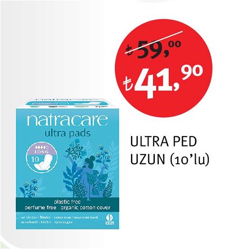 Natracare Ultra Ped Uzun (10'lu) image