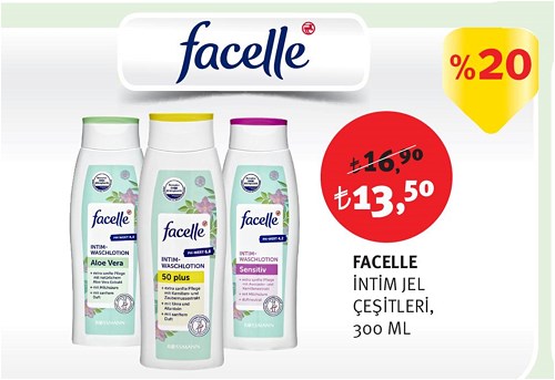 Facelle İntim Jel Çeşitleri 300 Ml image