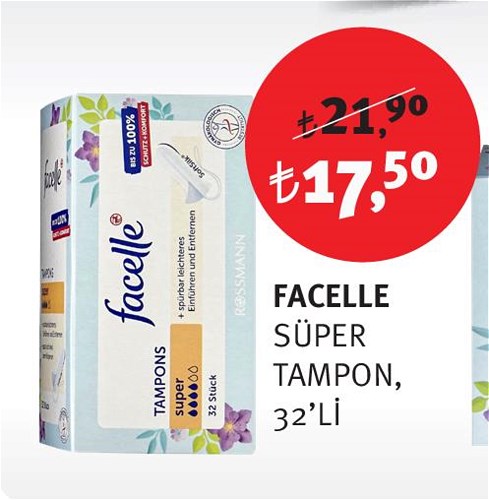 Facelle Süper Tampon 32'li image