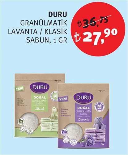 Duru Granül Matik Lavanta/Klasik Sabun 1000 Gr image