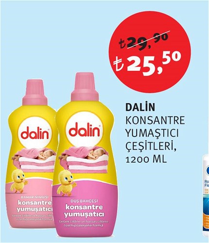 Dalin Konsantre Yumuşatıcı Çeşitleri 1200 Ml image