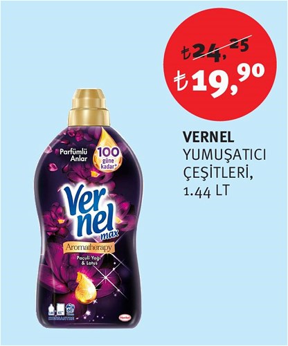 Vernel Yumuşatıcı Çeşitleri 1.44 Lt image