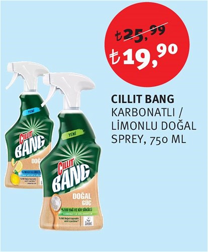 Cillit Bang Limonlu / Karbonatlı Doğal Sprey 750 Ml image