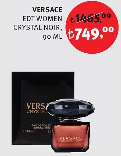 Versace Edt Women Crystal Noir 90 Ml image