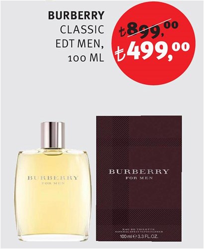 Burberry Classic Edt Men 100 Ml image