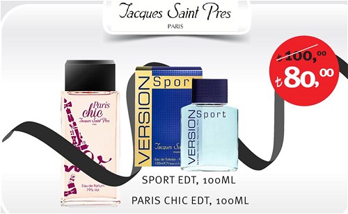 Jacques Saint Pres Sport Edt 100Ml / Paris Chic Edt 100ML image