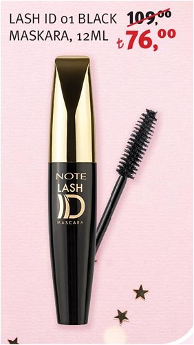 Note Lash ID 01 Black Maskara 12Ml image