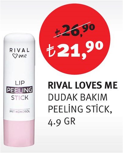 Rival Loves Me Dudak Bakım Peeling Stick 4.9 Gr image