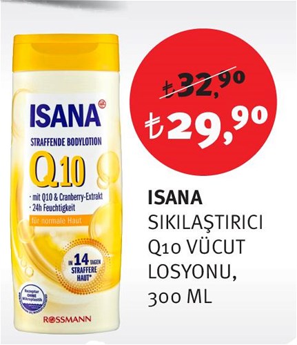 Isana Sıkılaştırıcı Q10 Vücut Losyonu 300 Ml image