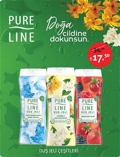 Pure Line Duş Jeli Çeşitleri image