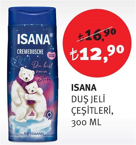 Isana Duş Jeli Çeşitleri 300 Ml image