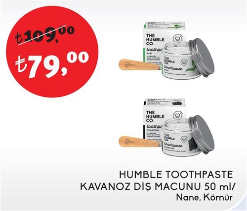 Humble Toothpaste Kavanoz Diş Macunu 50 ml Çeşitleri image