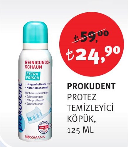 Prokudent Protez Temizleyici Köpük 125 Ml image