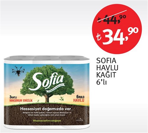 Sofia Havlu Kağıt 6'lı image