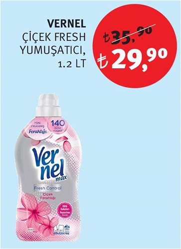 Vernel Çiçek Fresh Yumuşatıcı 1.2 Lt image