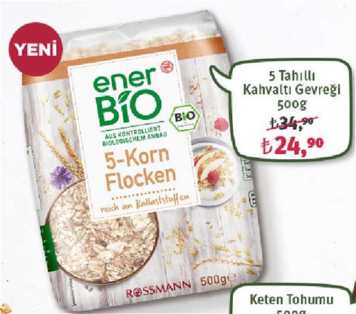 Enerbio 5 Tahıllı Kahvaltı Gevreği 500g image