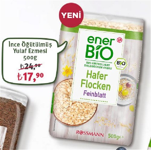 Enerbio İnce Öğütülmüş Yulaf Ezmesi 500g image