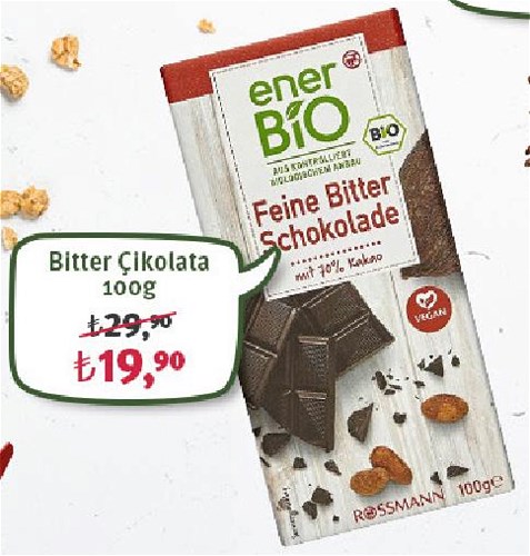 Enerbio Bitter Çikolata 100g image