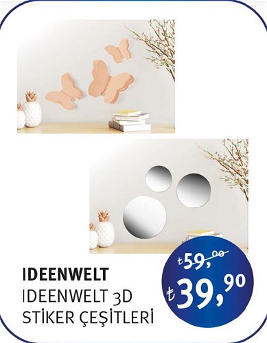 Ideenwelt 3D Stiker Çeşitleri image