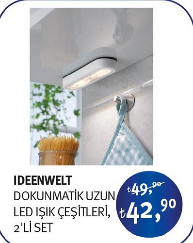 Ideenwelt Dokunmatik Uzun Led Işık Çeşitleri 2'li Set image