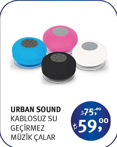 Urban Sound Kablosuz Su Geçirmez Müzik Çalar image