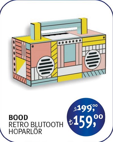 Bood Retro Blutooth Hoparlör image