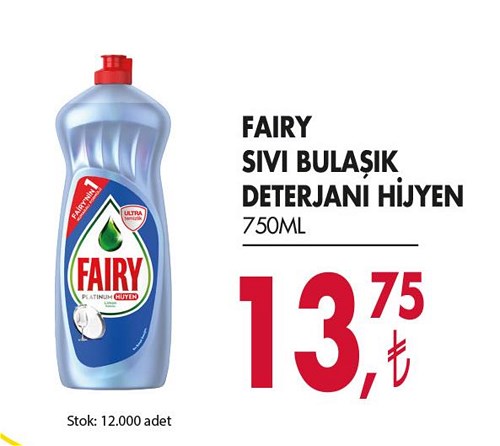 Fairy Sıvı Bulaşık Deterjanı Hijyen 750Ml image