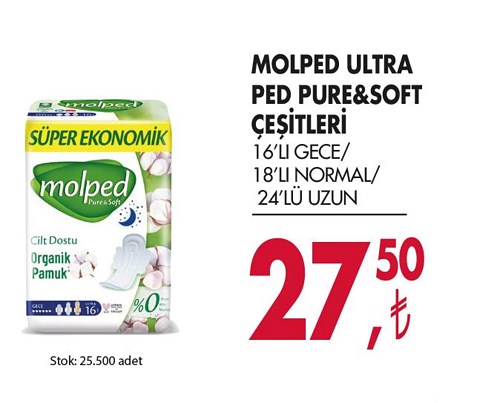 Molped Ultra Ped Pure&soft Çeşitleri image