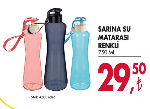 Sarina Su Matarası Renkli 750 Ml image