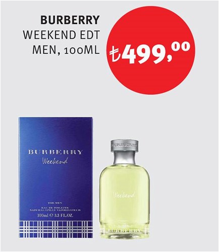 Burberry Weekend Edt Men 100Ml image