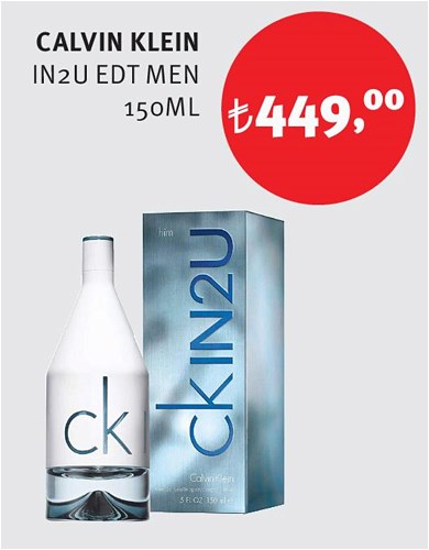 Calvin Klein In2u Edt Men 150Ml image