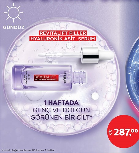 Loreal Paris Revitalift Filler Hyaluronik Asit Serum image