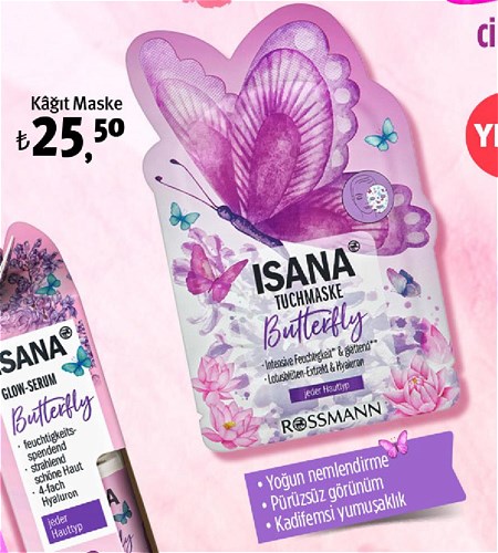 Isana Butterfly Kağıt Maske image