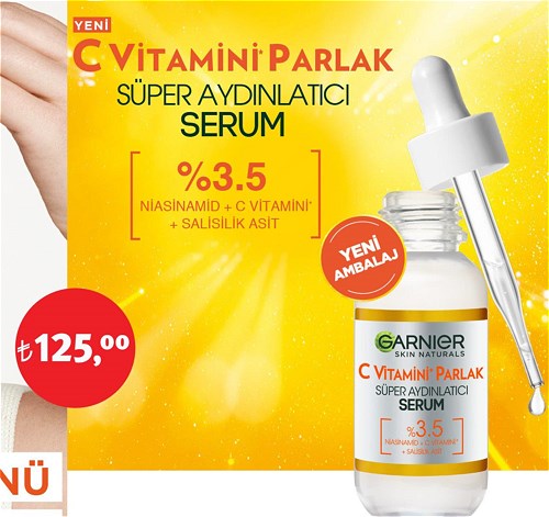 Garnier C Vitamini Parlak Süper Aydınlatıcı Serum  image