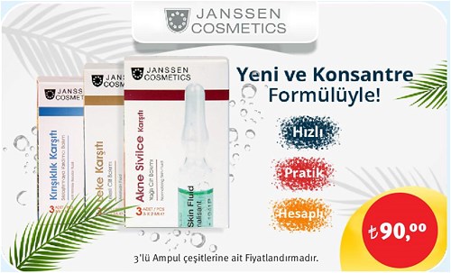 Janssen Cosmetics 3'lü Ampul Çeşitleri image