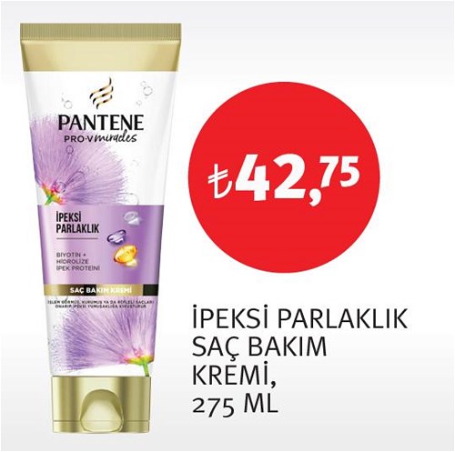 Pantene İpeksi Parlaklık Saç Bakım Kremi 275 ml image