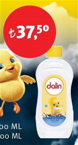 Dalin Rahat ve Mutlu Bebek Yağı 300 ml image