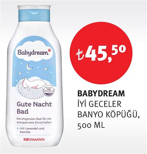 Babydream İyi Geceler Banyo Köpüğü 500 ml image