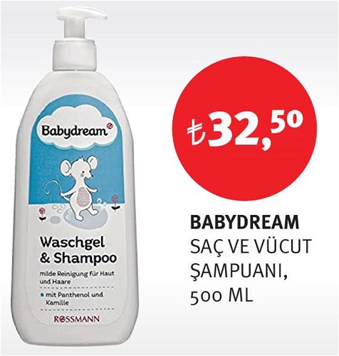 Babydream Saç ve Vücut Şampuanı 500 ml image