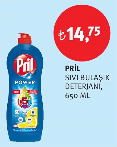 Pril Sıvı Bulaşık Deterjanı 650 ml image