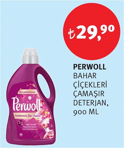 Perwoll Bahar Çiçekleri Çamaşır Deterjan 900 ml image