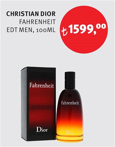 Christian Dior Fahrenheit Edt Men 100 Ml İndirimde Market