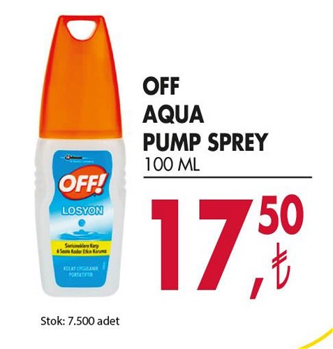 Off! Aqua Pump Spray 100 ml image