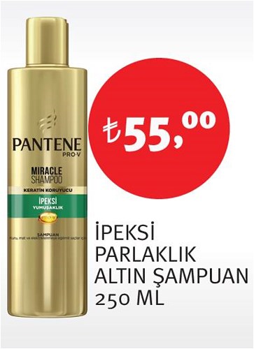 Pantene İpeksi Parlaklık Altın Şampuan 250 Ml image